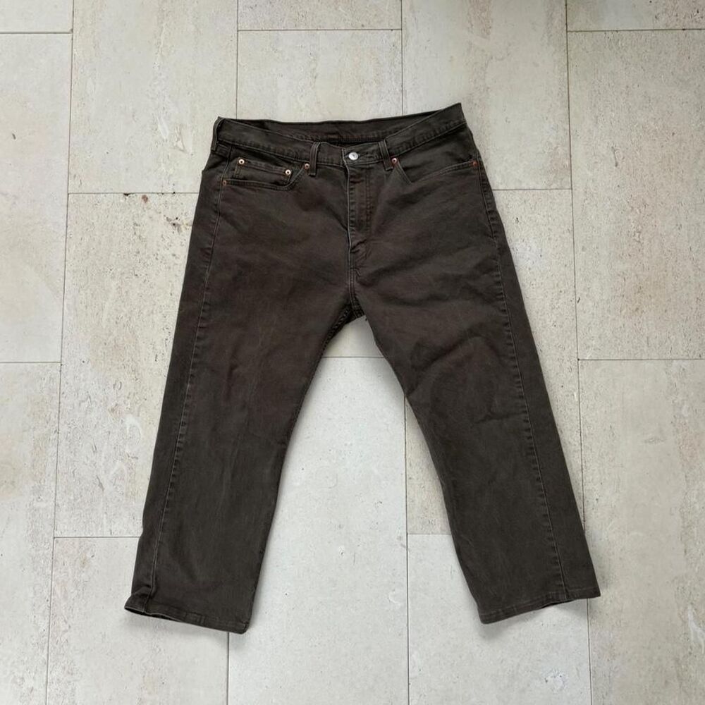 Levi's 505 Faded Brown Straight Leg Jeans